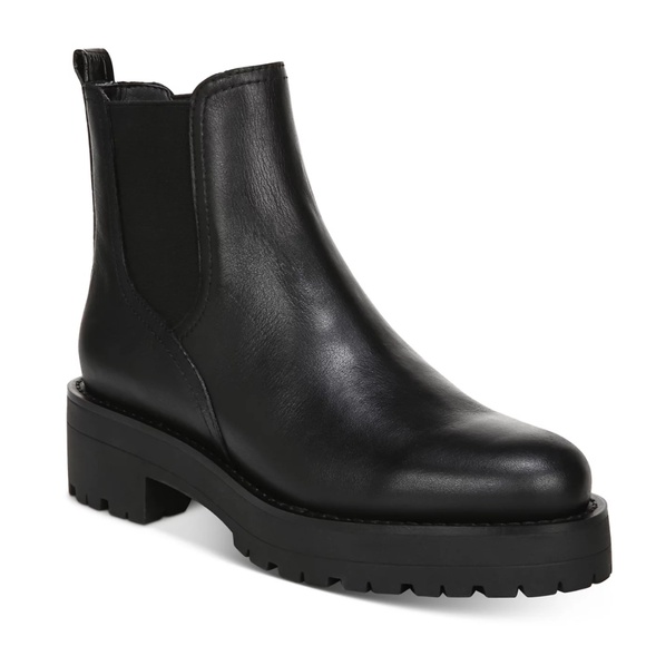 Sam Edelman Women's Justina Lug Sole Boots  - Black - 9 - Picture 1 of 10